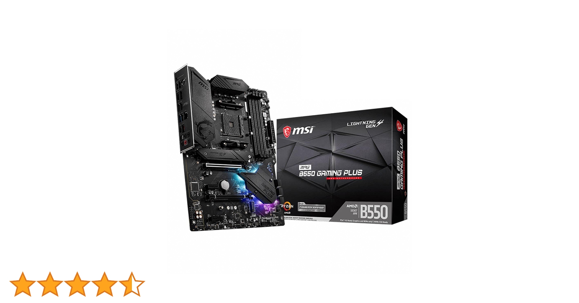 MSI MPG B550 Gaming Plus (ATX AMD AM4 DDR4 M.2 USB 3.2 Gen 2